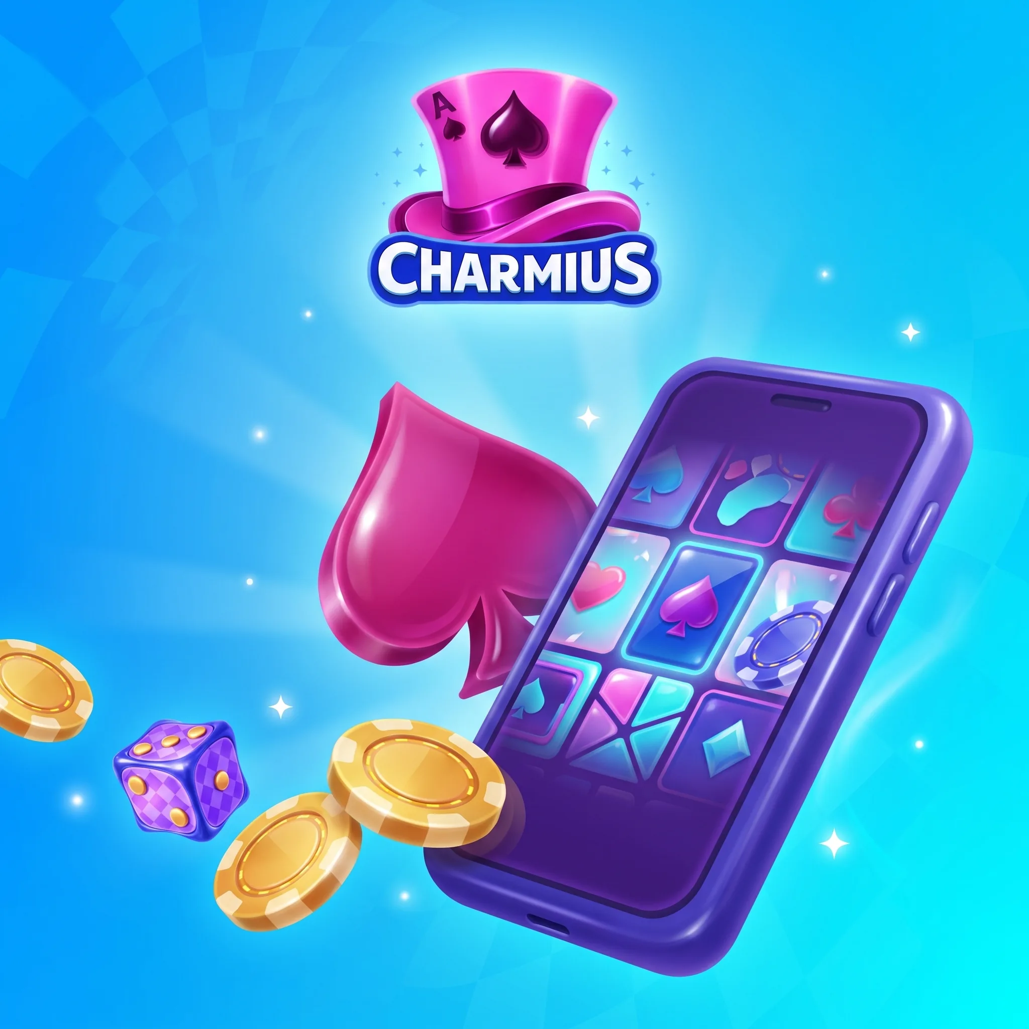 Illustration of mobile casino play